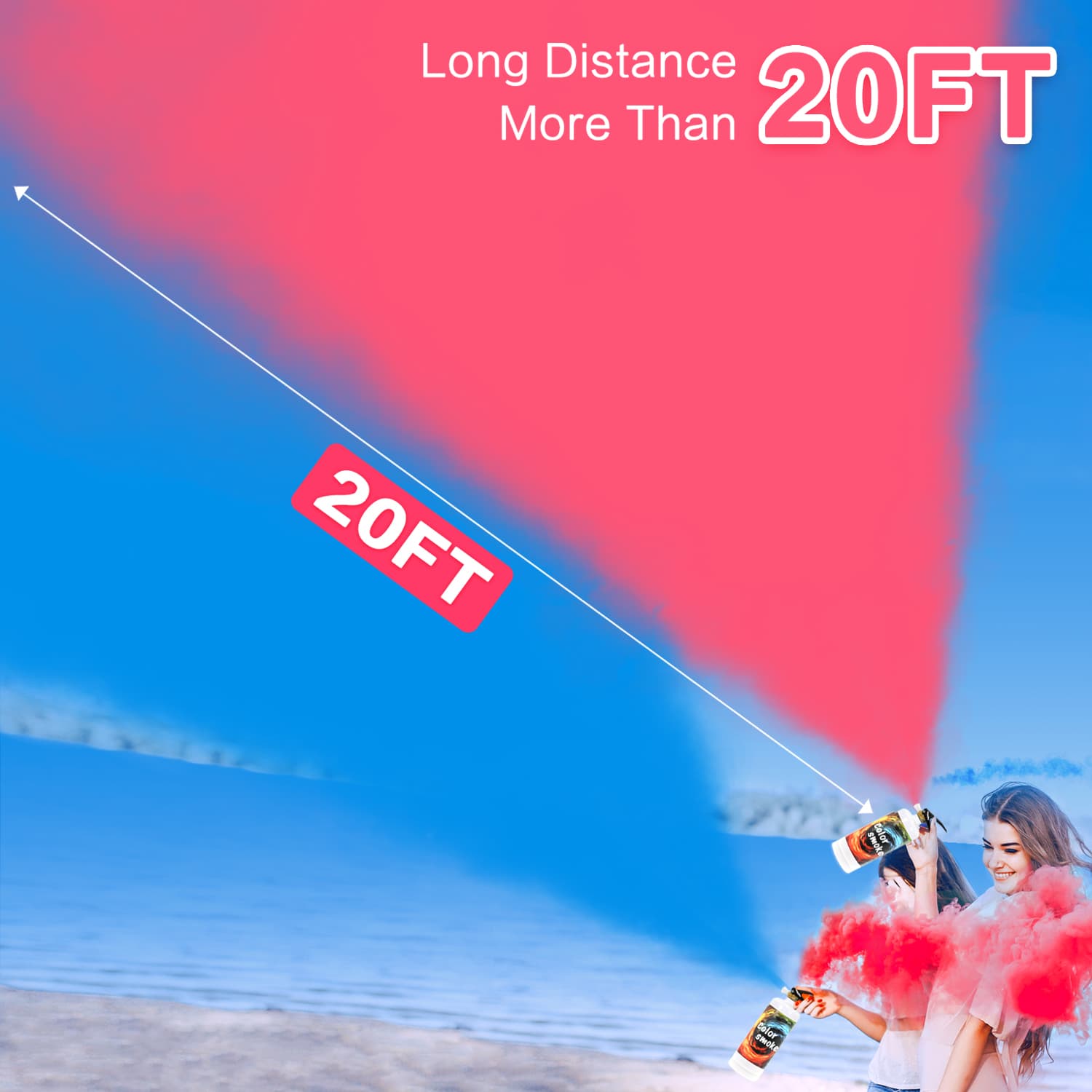 Gender Reveal Fire Extinguisher Large 2 Pack (500g)